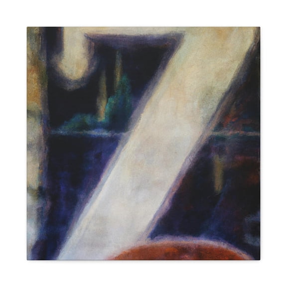 Z in Art Deco - Canvas