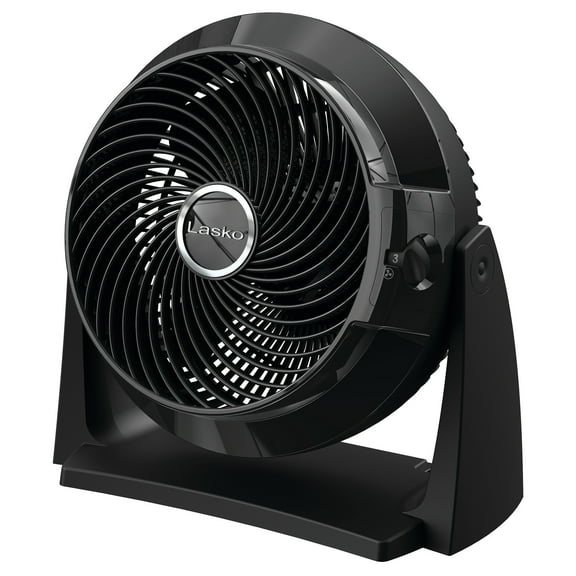 Lasko Air Flexor 10" High Velocity Floor Fan, Wall Mount Option, Black, 3635