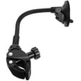 thumbnail image 6 of KALLORY Black Wall Mounted Hair Dryer Holder with Strong Cup - No Drilling Required, Space Saving Bathroom Organizer, 6 of 8