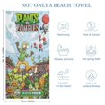 thumbnail image 2 of Plants Vs Zombies Microfiber Beach Towel, Oversized Sand Free Travel Towels Quick Dry Swimming Towel, Lightweight Camping Towel Super Absorbent Pool Towel, 2 of 8