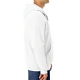 thumbnail image 4 of Men's and Big Men's Fleece Full Zip Hooded Jacket, Up to Size 3XL, 4 of 5