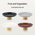 thumbnail image 4 of Plateau de Fruits Plateau de Collation Plateau de Rangement Conteneur Polyvalent Accessoire de Mariage Universel Bonbons Taille Compacte Assiettes de Table Gris, 4 of 9