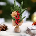 thumbnail image 5 of Vintage Christmas Decor Artificial Christmas Trees Christmas Decoration 20cm/7.9inches Small Christmas Tree Ornament Mini Christmas Tree Decoration Scene Setting For Living Room Desk Bedroom, 5 of 6
