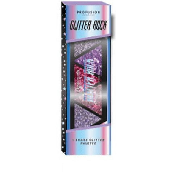 Profusion 5 Shade Glitter Rock Eyeshadow Palette, Pressed Powders