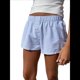 thumbnail image 1 of Calzoncillos Bóxer para Mujer, Pijama de Cuadros , Verano 2025, Pantalones Cortos Casuales para Dormir Playa Y2K, Azul L, 1 of 7