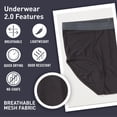 thumbnail image 3 of Calzoncillos ExOfficio Give-N-Go 2.0 de Underwear para hombre, color negro, talla L, 3 of 6