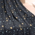 thumbnail image 3 of Blue Star Moon Sun Planet Pattern Blanket,Comfortable Soft Lamb Wool Throw Blanket,All Season,Warm Lightweight Blankets for Sofa Bed Couch Living Room Chair,40"x50", 3 of 4