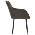 thumbnail image 3 of vidaXL 2-Pieces Indoor Dining Chairs - Dark Grey Velvet, 3 of 5