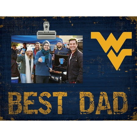 West Virginia Mountaineers 8'' x 10.5'' Best Dad Clip Frame - No