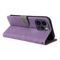 thumbnail image 3 of Phone Wallet Case for iPhone 15 Pro with Stand - Leather Folio Cover & Card Slots Purple, 3 of 5