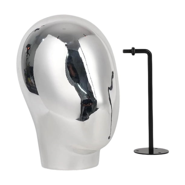 Cabeza de maniquí para pelucas, soporte para pelucas, soporte para pelucas colgante, montaje en pared, moderno y práctico perchero organizador de