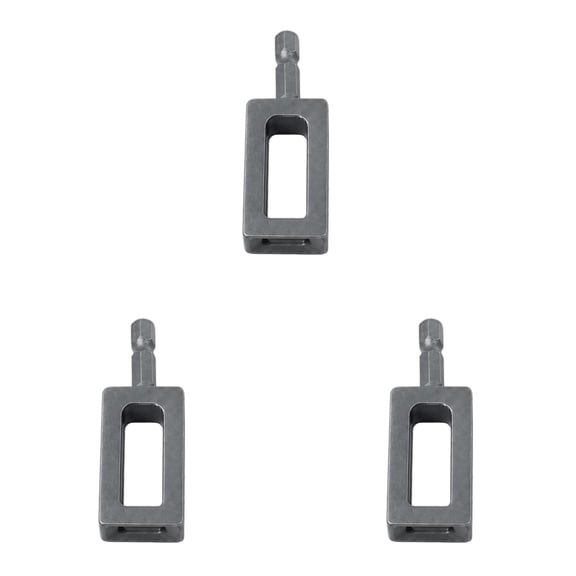 Electric Drill Wire Twisting Tool 3 Pcs Set, Heavy Duty Alloy Steel Wire Twister For Drill 1/4" Hex Shank Fast Wire Knotter Attachment For Fence Rebar Tying Construction Farm Industrial Grade