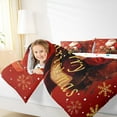 thumbnail image 3 of Manfei Retro Santa Claus Full Size Comforter Sets,Merry Xmas Bedding Comforter Set,Christmas Gifts Bedding Sets For Teens,Luxury Bedroom Decor Reversible,3 Pieces, 3 of 7