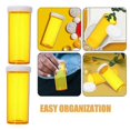 thumbnail image 5 of Pill Bottles Medicine Bottle for Storage Use 10Pcs Orange Plastic Organizer, 5 of 5