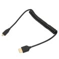 thumbnail image 1 of Adaptateur Interface Multimédia Micro HD 8K, 48Gbps Câble Interface Multimédia Multifonction Plaqué Or 24k pour Caméscopes Numériques pour Tablettes, 1 of 8