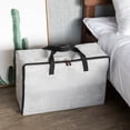 thumbnail image 3 of Coofit Comforter Storage Bag Dustproof Large Clothes Organizer Bag Bedding Organizer, 3 of 6
