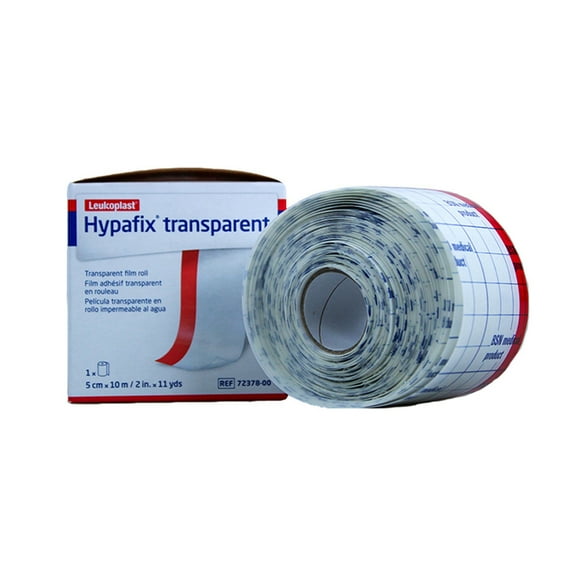 Hypafix Transparent Dressing Retention Tape with Liner 2" x 11 yd 7237800, 12 Cases, 1 /Case