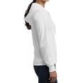 thumbnail image 3 of Mafoose Women's Juniors Jersey Full-Zip Hoodie White Large, 3 of 4