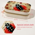 thumbnail image 5 of Ladybird Velvet Portable Travel Organizer Box with Removable Compartment - Display Case Included - Ideal Gift, 5 of 7