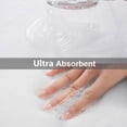 thumbnail image 4 of Buganda Memory Foam Bath Mats Soft Absorbent Bathroom Rugs 24" x 44", White, 4 of 8