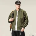 thumbnail image 3 of Chaquetas de béisbol de moda para hombre con cremallera en V, abrigos masculinos elegantes Y2k de alta calidad, ropa barata, ofertas, reseñas coreanas, muchas estéticas de Joker, 3 of 4