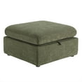 thumbnail image 4 of CHITA ottoman with storage for Living Room, Fabric Foot Rest Stool Seat, Green, 4 of 8