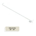 thumbnail image 3 of Achim Fantasia White Single Curtain Rod, 3.5" Projection, 28-48", 3 of 5