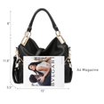 thumbnail image 4 of Bolso Dasein Monederos para mujer de piel vegana Hobo Black, 4 of 6