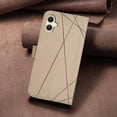 thumbnail image 5 of For Samsung Galaxy A06 5G Galaxy A06 4G Case BINFEN COLOR BF35 Geometry Imprinted Leather Phone Cove, 5 of 5