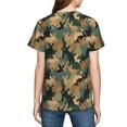 thumbnail image 7 of Wukai Camouflage Rabbit Youth Unisex Short Sleeve T-Shirt for Boys, Girls, Teens, and Kids-Small, 7 of 7