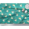 thumbnail image 2 of Soimoi Green Cotton Duck Fabric Text & Tacos Food Print Fabric by the Yard 56 Inch Wide, 2 of 3
