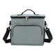 thumbnail image 1 of Fiambrera - Elegantes bolsas térmicas para el almuerzo para adultos, hombres y mujeres - Bolsas térmicas de gran capacidad para el almuerzo para el trabajo, elegante color gris, 1 of 8