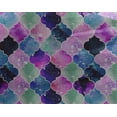 thumbnail image 4 of oneOone Georgette Viscose Fabric Textured Moroccan Geometric Printed Fabric 1 Yard 42 Inch Wide, 4 of 4