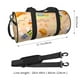 thumbnail image 2 of Fotbe Scandinavian Style Hygge Bolsa Deportiva de Lona Plegable con Estampado, Bolsa de Gimnasio con Bolsillo Seco/Húmedo, Bolsa de Viaje Ultraligera de Gran Capacidad, 2 of 6