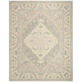 thumbnail image 2 of SAFAVIEH Micro-Loop Barnes Floral Bordered Wool Area Rug, Beige/Grey, 8' x 10', 2 of 7