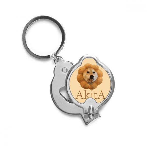 Akita Dog Pillow Neck Body Finger Nail Clippers Scissor Stainless Steel Cutter