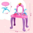 thumbnail image 6 of Flooyes Pretend Play Toys for Girls Toddlers, Ocean Princess Vanity Toy with Sound and Light, Birthday Gift for Girl Kids Ages 3 4 5 6 Years., 6 of 6