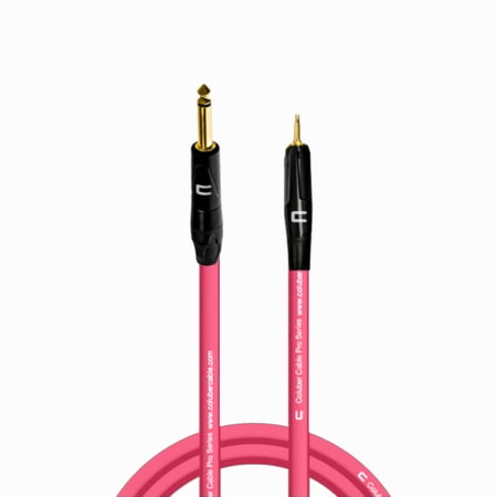 Coluber Cable 1/4" TS Male to 3.5 TS Male - Pro 3-Pin Microphone Connector
