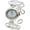 Silver, variant on Collections Quartz Women's 33mm Case Metal Concho Bangle Watch