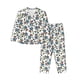 thumbnail image 1 of Fotbe Funny Excavator Conjunto de Pijama de Manga Larga para Mujer con Estampado, Ropa de Dormir de 2 Piezas, Conjunto de Casa Suave y Cómodo con Bolsillos-Small, 1 of 7