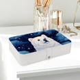 thumbnail image 6 of Polar Bear PU Leather Jewelry Display Organizer Box with Removable Compartment, Portable Jewelry Organizer, 6 of 6