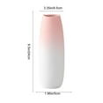 thumbnail image 3 of Loespoir Pinky Gradient Ceramic Vase, Decorative Flower Vase For Living Room, Dining Table Elegant Faux Flower Arrangement Centerpiece, Home Decor, Modern(B), 3 of 6