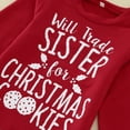 thumbnail image 5 of Bjutir Christmas Tops For Girls Boys Toddler Long Sleeve Letter Prints Pullover Kids Sweatshirt Soft Winter Xmas Clothes Red Size 6-7 Years, 5 of 6