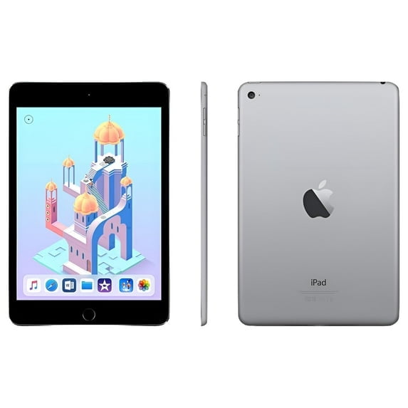 Restored Apple iPad Mini 4 128GB Space Gray Wi-Fi MK9N2LL/A Tablet