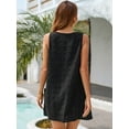 thumbnail image 2 of Ecetana Womens Summer Dress Swim Suit Cover Up V Neck Sleeveless Dress with Pockets, 2 of 6