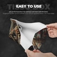 thumbnail image 5 of Lsque Cowboy Iguana Floral Shirt Printed Long Tissue Box Cover Holder, Facial Paper Organizer Dispenser,Triangle with Bottom Belt, PVC Leather Decorative Organizer, 5 of 9