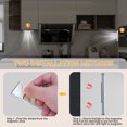 thumbnail image 5 of Under Cabinet Lights with Charging Station, 30LEDs Dimmer Rechargeable Motion Sensor Closet Light with Remote, Wireless Stick-Anywhere Night Safe Light Bar for Camping Wardrobe,Stairs,Kitchen,Hallway, 5 of 11