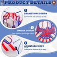 thumbnail image 3 of Party Favors Bluegogo Baseball Birthday con bolsa, 72 unidades, para niños, 3 of 6