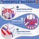 thumbnail image 3 of Party Favors Bluegogo Baseball Birthday con bolsa, 72 unidades, para niños, 3 of 6