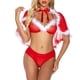 thumbnail image 3 of Conjunto de ropa interior sexy de Navidad para mujer, traje de cosplay de fiesta de lencería de encaje, S Advancent XX000091-01, 3 of 7